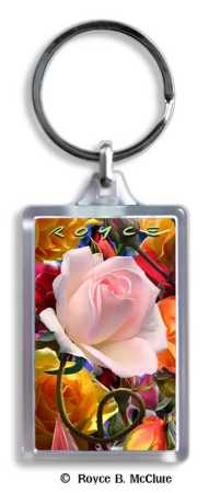 Schlüsselanhänger Rose